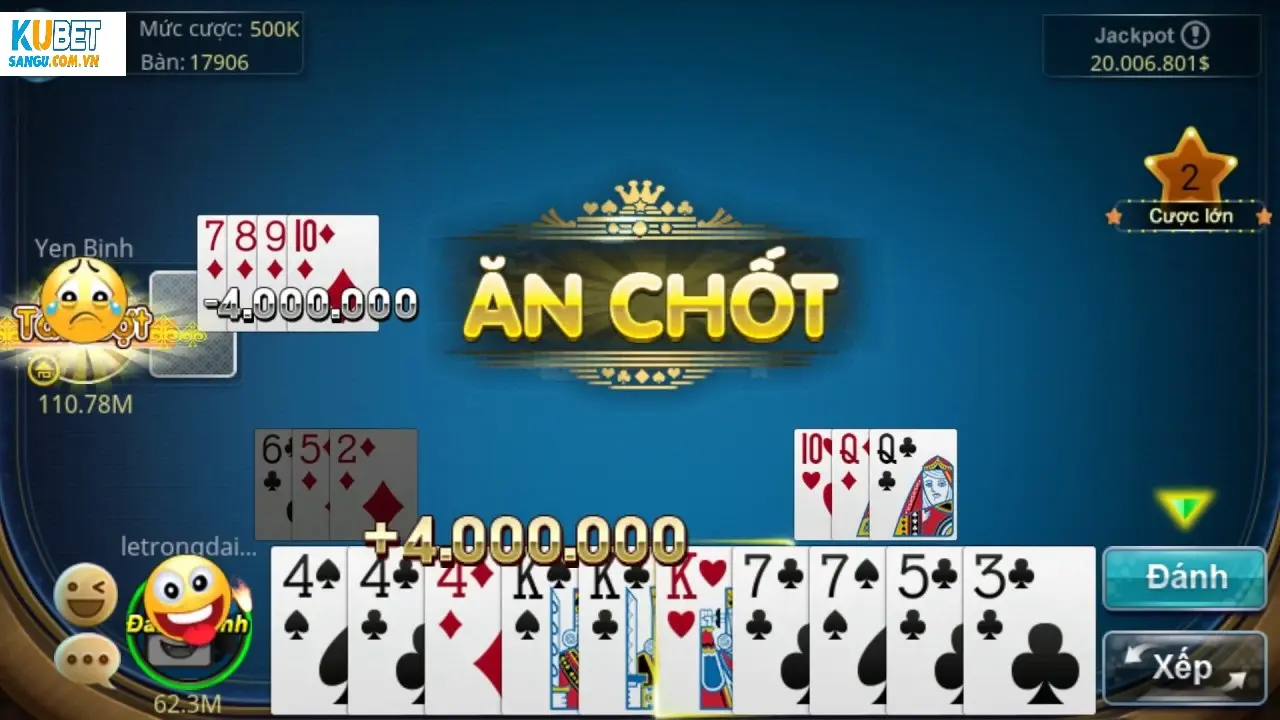  Chơi phỏm tá lả kubet luôn thắng